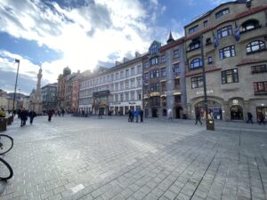 De binnenstad van Innsbruck